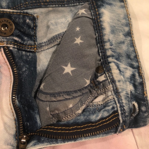 Bullhead high rise short short jean shorts 1 - Picture 3 of 5